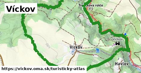 ikona Turistická mapa turisticky-atlas v vickov