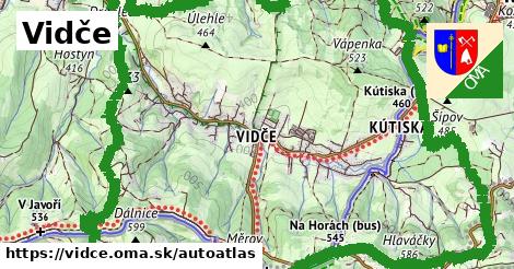 ikona Mapa autoatlas v vidce