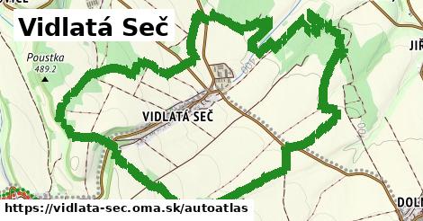 ikona Mapa autoatlas v vidlata-sec