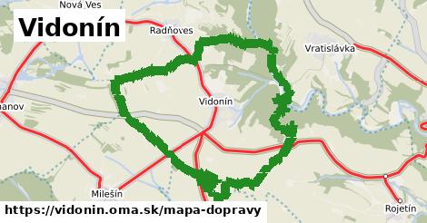 ikona Mapa dopravy mapa-dopravy v vidonin