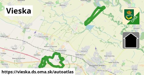 ikona Mapa autoatlas v vieska.ds