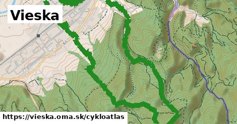 ikona Vieska: 212 m trás cykloatlas v vieska