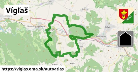 ikona Mapa autoatlas v viglas