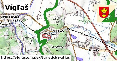 ikona Turistická mapa turisticky-atlas v viglas