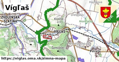 ikona Zimná mapa zimna-mapa v viglas