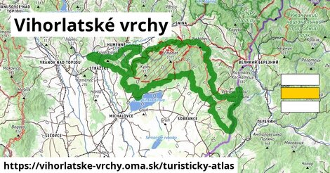ikona Turistická mapa turisticky-atlas v vihorlatske-vrchy
