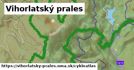 ikona Vihorlatský prales: 7,1 km trás cykloatlas v vihorlatsky-prales