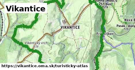 ikona Turistická mapa turisticky-atlas v vikantice