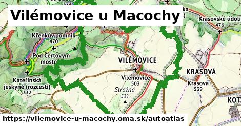 ikona Mapa autoatlas v vilemovice-u-macochy