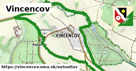 ikona Mapa autoatlas v vincencov