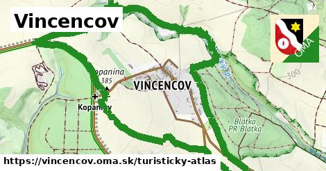 ikona Turistická mapa turisticky-atlas v vincencov