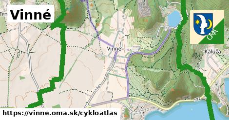 ikona Vinné: 11,8 km trás cykloatlas v vinne