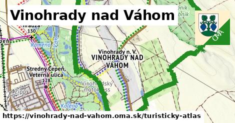ikona Vinohrady nad Váhom: 6,0 km trás turisticky-atlas v vinohrady-nad-vahom