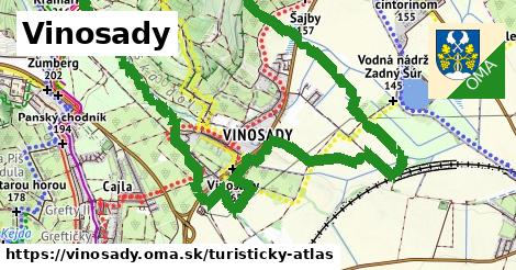 ikona Turistická mapa turisticky-atlas v vinosady