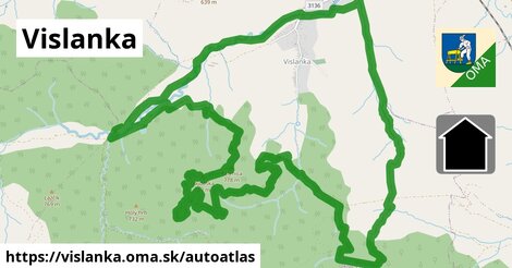 ikona Mapa autoatlas v vislanka