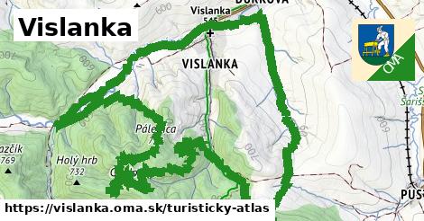 ikona Turistická mapa turisticky-atlas v vislanka