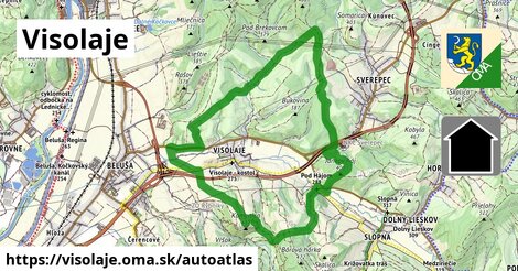 ikona Mapa autoatlas v visolaje