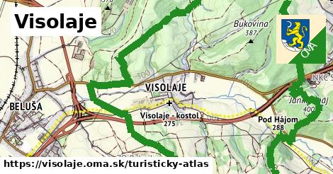 ikona Turistická mapa turisticky-atlas v visolaje