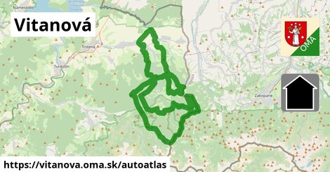 ikona Mapa autoatlas v vitanova
