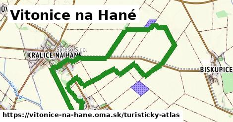 ikona Vitonice na Hané: 0 m trás turisticky-atlas v vitonice-na-hane