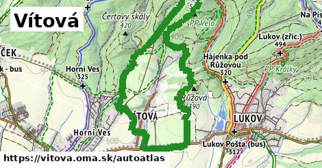 ikona Mapa autoatlas v vitova