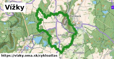 ikona Vížky: 4,2 km trás cykloatlas v vizky