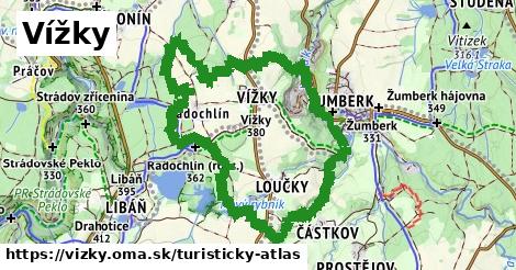 ikona Vížky: 0 m trás turisticky-atlas v vizky