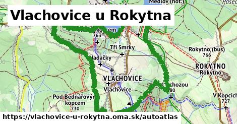 ikona Mapa autoatlas v vlachovice-u-rokytna