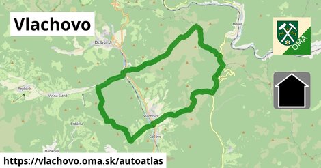 ikona Mapa autoatlas v vlachovo