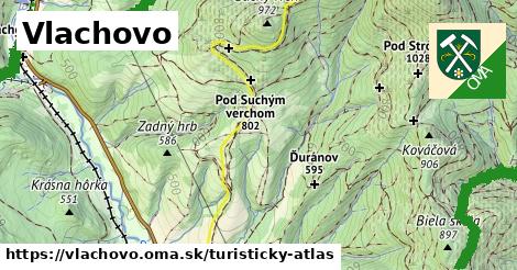 ikona Turistická mapa turisticky-atlas v vlachovo