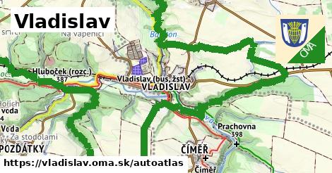 ikona Mapa autoatlas v vladislav