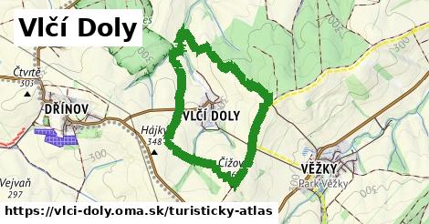 ikona Turistická mapa turisticky-atlas v vlci-doly