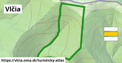 ikona Turistická mapa turisticky-atlas v vlcia