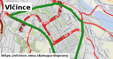 ikona Mapa dopravy mapa-dopravy v vlcince