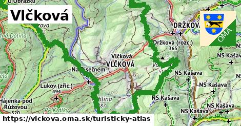 ikona Turistická mapa turisticky-atlas v vlckova