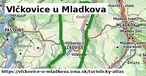 ikona Turistická mapa turisticky-atlas v vlckovice-u-mladkova