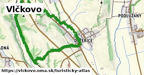 ikona Turistická mapa turisticky-atlas v vlckovo