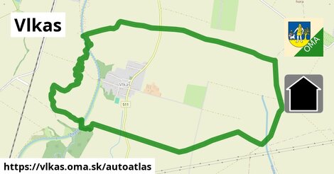 ikona Mapa autoatlas v vlkas