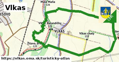 ikona Turistická mapa turisticky-atlas v vlkas