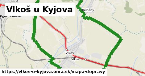 ikona Vlkoš u Kyjova: 19 km trás mapa-dopravy v vlkos-u-kyjova
