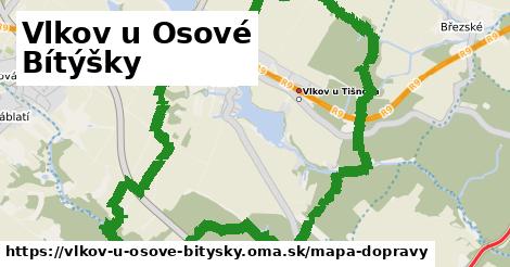 ikona Vlkov u Osové Bítýšky: 3,1 km trás mapa-dopravy v vlkov-u-osove-bitysky