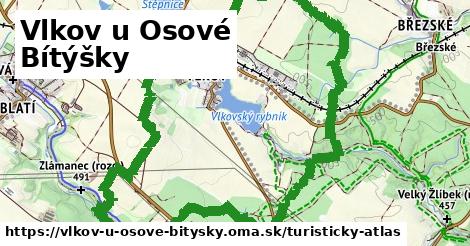 ikona Turistická mapa turisticky-atlas v vlkov-u-osove-bitysky