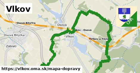 ikona Mapa dopravy mapa-dopravy v vlkov