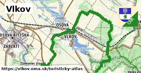 ikona Turistická mapa turisticky-atlas v vlkov