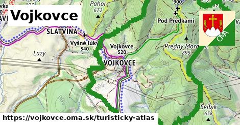 ikona Turistická mapa turisticky-atlas v vojkovce