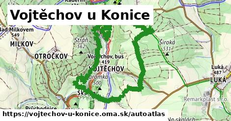 ikona Mapa autoatlas v vojtechov-u-konice