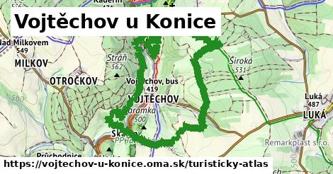 ikona Turistická mapa turisticky-atlas v vojtechov-u-konice