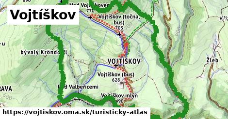 ikona Turistická mapa turisticky-atlas v vojtiskov