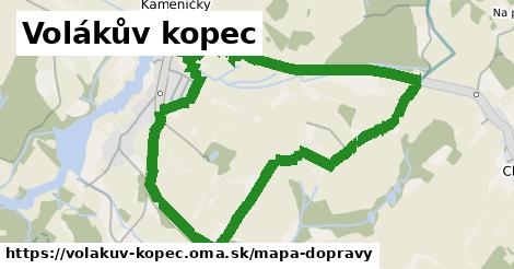 ikona Volákův kopec: 0 m trás mapa-dopravy v volakuv-kopec