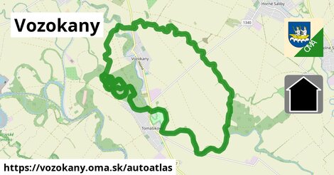 ikona Mapa autoatlas v vozokany